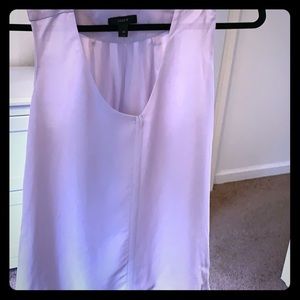 J Crew sleeveless lavender blouse
